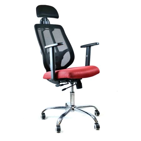 luxury Manager Chair Black and red