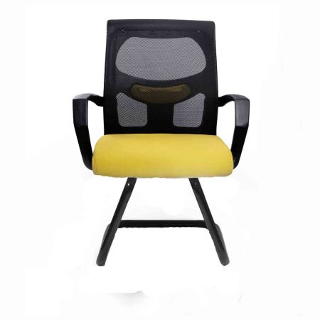 Waiting Office Chair black&yellow